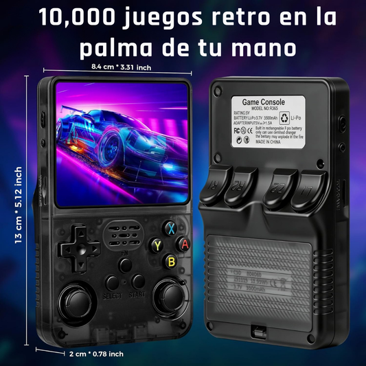JIBSTICK™ POCKET Consola retro portátil con 10,000 juegos