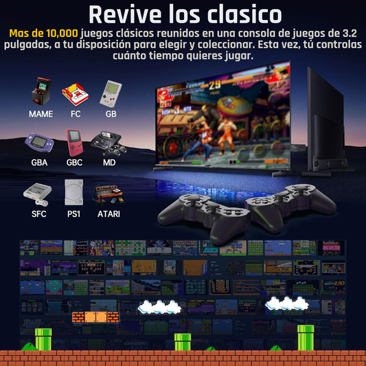 Jibstick Consola Retro con 10,000 juegos integrados