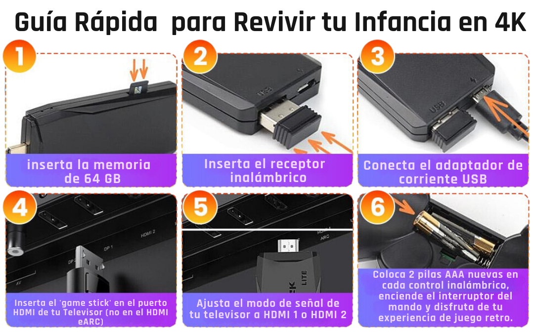 JIBSTICK™ LITE Consola Retro con 10,000 juegos integrados