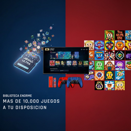 JIBSTICK™ ULTRA: Consola Dual System 5G – con mas de 10,000 Juegos Retro
