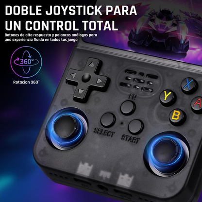 JIBSTICK™ POCKET Consola retro portátil con 10,000 juegos