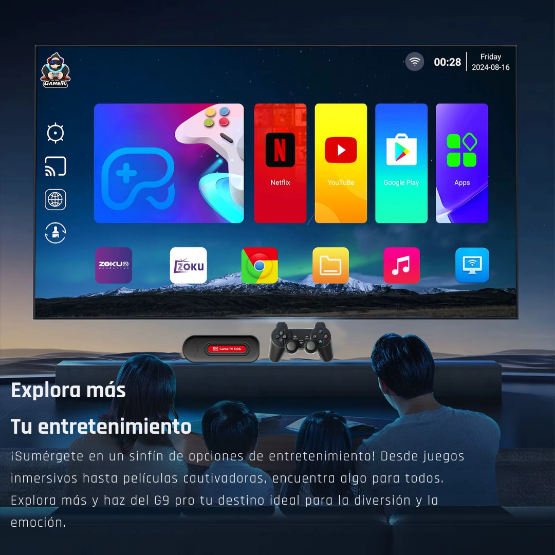 JIBSTICK™ PRO  con mas de 10,000 juegos + sistema Android